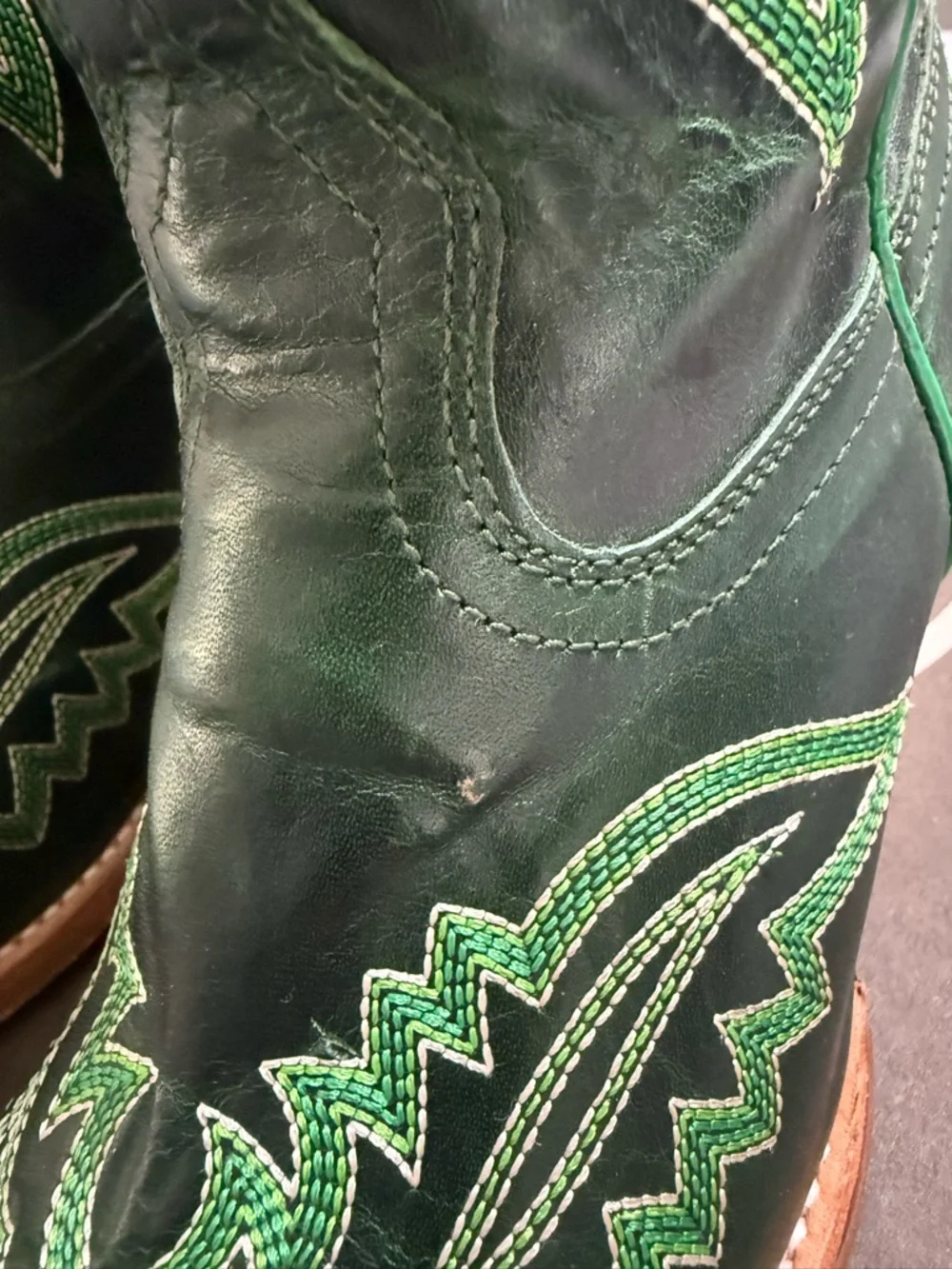 Women’s Ariat Casanova Cowboy Boots Lucky Clover Size 7.5 - Picture 7 of 14